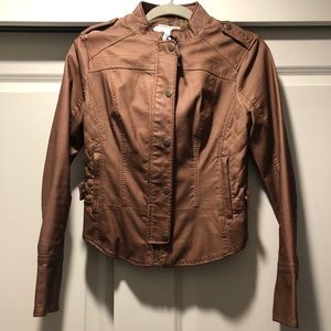 HEI HEI Anthropologie vegan leather jacket
